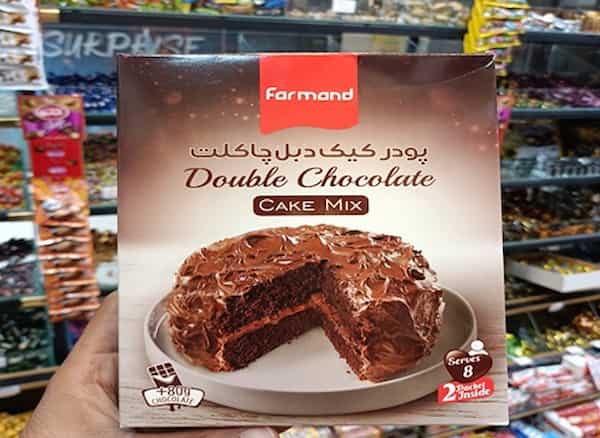 تصویر 3 از فروش پودر کیک دبل چاکلت + قیمت خرید به صرفه